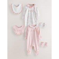 Ted Baker Baby Girls 2 Pack Gift Sleepsuits - Pink
