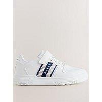 Ted Baker Older Boys Logo Tape Trainers - White