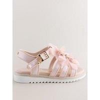 Ted Baker Girls Flower Strap Sandals - Pink
