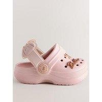 Ted Baker Baby Girls Baker Bow Clog Sandals - Pink