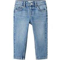 Mango Younger Boys Mid Wash Skinny Jeans - Blue