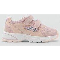 Mango Younger Girls Velcro Strap Trainers - Pink