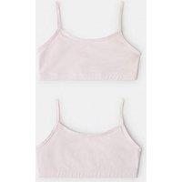 Mango Girls 2 Pack Crop Tops - Light Pink