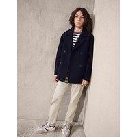 Mango Boys Twill Straight Fit Trousers - Beige