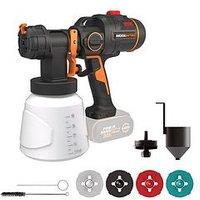 Worx 20V Powershare Cordless Hvlp Paint Sprayer Nitro Brushless Motor - Tool Only