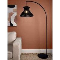 The Very Collection Arc Floor Lamp With Tapered String Shade