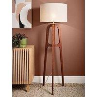 The Very Collection Wood Tripod Floor Lamp