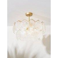 The Very Collection Semi Flush Shell Chandelier