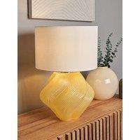 The Very Collection Twisted Glass Table Lamp
