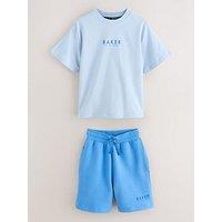 Ted Baker Boys Logo T-Shirt And Shorts Set - Blue