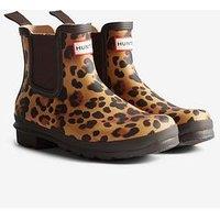 Hunter Original Chelsea Boots - Leopard Print