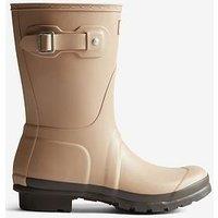 Hunter Original Short Boots - Shore/Chocolate Brown