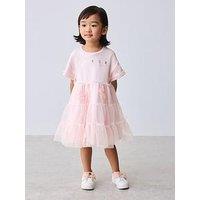Ted Baker Younger Girls Tiered Tuille Dress - Pink