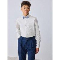 Ted Baker Boys Bow Tie Shirt - White