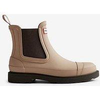 Hunter Chelsea Commando Boot - Shore / Chocolate Brown