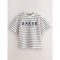 Ted Baker Boys Striped Short Sleeved T-Shirt - Multi