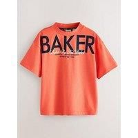 Ted Baker Boys 1988 Back Print Graphic T-Shirt - Red