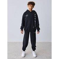 Ted Baker Older Boys Graphic Hoodie Set - Black