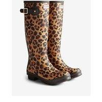 Hunter Original Tall Boots - Leopard Print