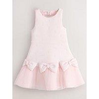 Ted Baker Older Girls Bow Frill Hem Dress - Pink
