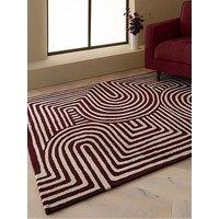 Asiatic Reef Curve Rug - Plum,