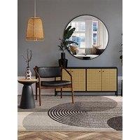 Asiatic Muse Retro Rug - Grey