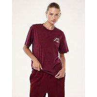 P.E Nation Womens Training Swerve Tee - Red