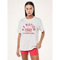 P.E Nation Womens Training Backspin Tee - Grey