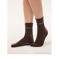 P.E Nation Womens Training Signature Socks - Brown