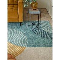 Asiatic Muse Retro Rug - Blue