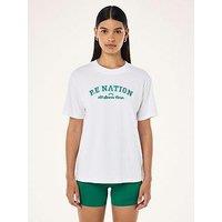 P.E Nation Womens Training Dynamic Tee - White