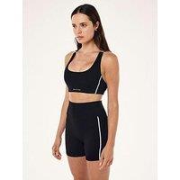 P.E Nation Womens Training Dynamic Sports Bra - Black