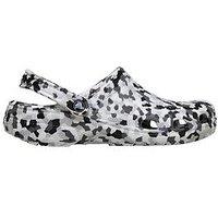 Crocs Men'S Classic Confetti Clog Sandal - Black/White