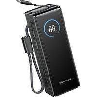 Ecoflow Ecoflow Rapid 25K Power Bank With Built In Cable & 25000Mah Capacity- Black