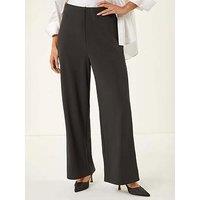Roman Petite Wide Leg Stretch Trouser