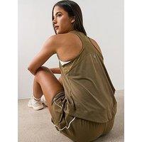 Sweaty Betty Womens Running Breathe Easy Mesh Run Tank Top - Green