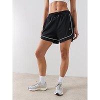 Sweaty Betty Womens Training Explorer Track Piped Shorts - Black