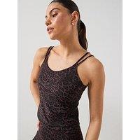Sweaty Betty Womens Training Ultimate Studio Twin Strap Bra Tank - Brown