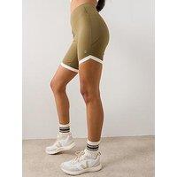 Sweaty Betty Womens Training Power 6' Tulip Hem Ultrasculpt Shorts - Green