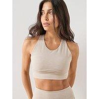 Sweaty Betty Womens Training Soft Move Marl Sports Bra - Brown