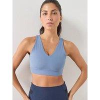 Sweaty Betty Womens Training Ultimate Studio Ribbed Bra - Blue