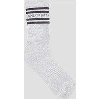 Sweaty Betty Womens Training Varsity Slogan Socks - Grey