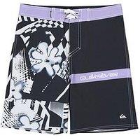 Quiksilver Boys Surfsilk Straight 17Inch Swim Shorts - Black