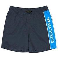 Quiksilver Boys Everyday Clicker Volley 15Inch Swim Shorts - Navy