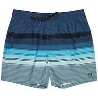 Billabong Mens All Day Stripe Swim Shorts - Navy