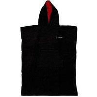 Quiksilver Mens Hoody Towel Robe - Black
