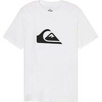 Quiksilver Boys Ev Comp Logo T-Shirt - White