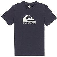 Quiksilver Boys Ev Comp Logo T-Shirt - Navy
