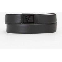 Valentino Mast Leather Belt - Black