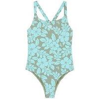 Roxy Girls Spirit Swimsuit - Green